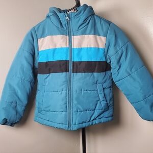 Stylish Teal Puffer Jacket for Kids